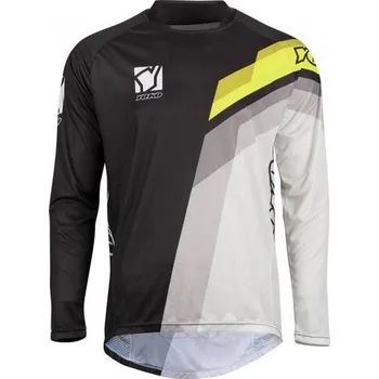 Moto oblečení YOKO Motokrosový dres YOKO VIILEE černý / bílý / žlutý XXL