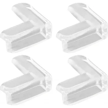 Dětská zábrana Walteco Ochrana rohu 40x40x15mm, samolepicí, transparentní, 4 ks