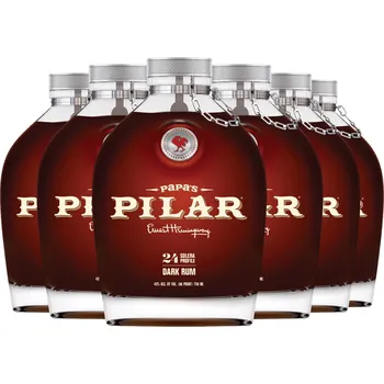 Rum Set 6x Papa's Pilar Dark Rum (set 6 x 0.7 l)
