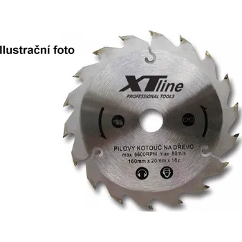 Pilový kotouč Xtline TCT16024 Kotouč pilový profi 160x20/24 zubů