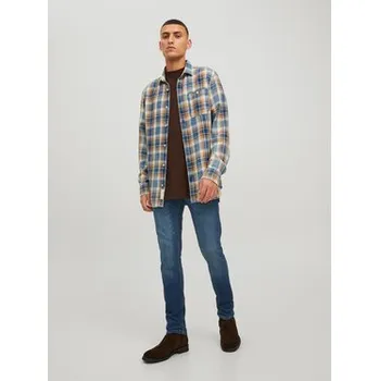 Pánské džíny Jack & Jones Jeansy Glenn 12224987 Tmavomodrá Slim Fit 29_32