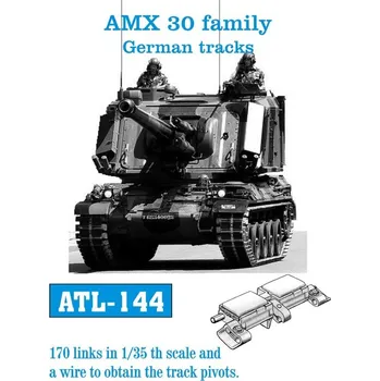 Plastikový model 1/35 ATL-144 AMX 30 family German tracks - Friul Model
