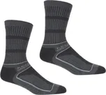 Regatta Dámské trekové ponožky Samaris 2pack RWH045 36-38, tm. šedá