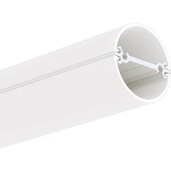 LED páska Ledshopik LED profil KLUS JAZ-DUO bílý - LED profil JAZ-DUO bílý - 1m