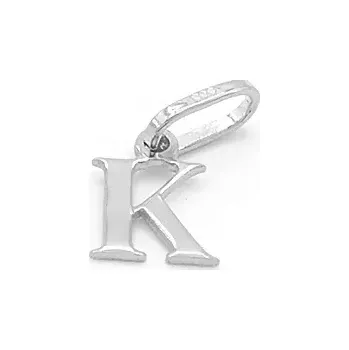 Přívěsek Přívěsek z bílého zlata, písmeno K 0,20g