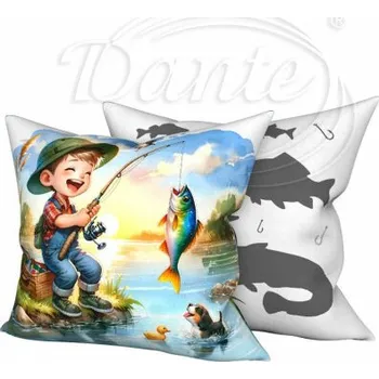 Dekorativní polštářek Dante Povlak Malý rybář - 40 x 40 cm
