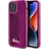 Pouzdro na mobilní telefon Guess Sequin Script Logo pro Apple iPhone 15 Pro, magenta