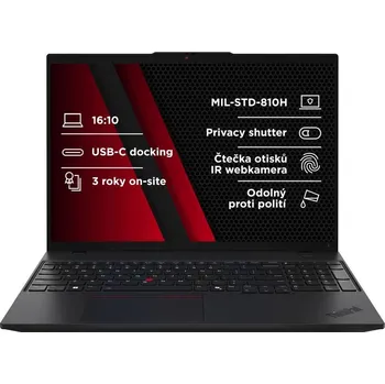 Notebook LENOVO NTB ThinkPad L16 AMD G1 - Ryzen7 PRO 7735U,16" WUXGA,16GB,1TBSSD,5MP+IRcam,W11P 21L7001TCK