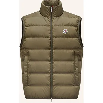 Pánská vesta Moncler Pánská Péřová Vesta, khaki, 48