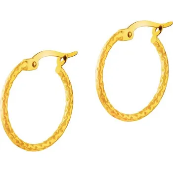 Náušnice Zlaté náušnice - kroužky, 18 mm - AP531-7639