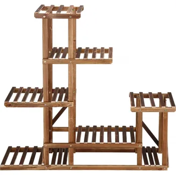 Stojan na květiny Springos Plant 11 GA0176 hnědý