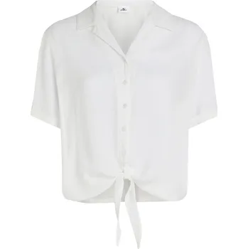 Dámské Tričko s krátkým rukávem O'NEILL CALI BEACH SHIRT 1200012-11010 – Bílá M