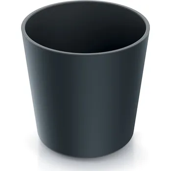 Květináč Květináč NURBI ROUNDED antracit, varianta 30 cm