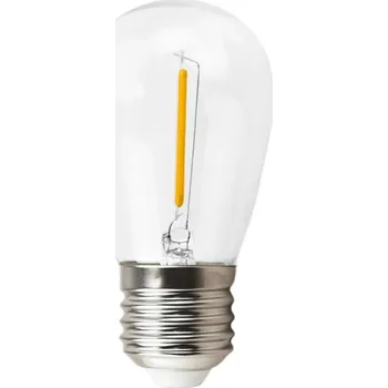 Žárovka Berge LED žárovka filament - E27 - 1W - teplá bílá