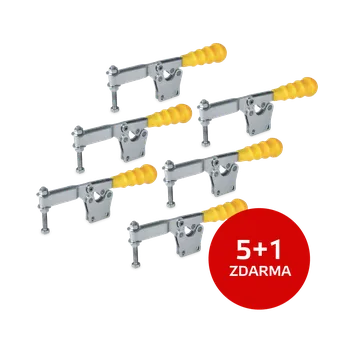 Svěrák JC Metal Sada 5+1 ks: Vodorovná upínka 150 UR