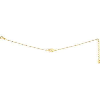 Náramek Pozlacený stříbrný náramek se zirkony - AP533-6565