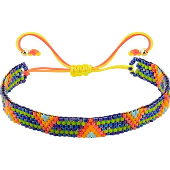 Náramek Náramek s prvky ze žlutého zlata a korálky - AP538-1849