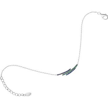 Náramek Stříbrný náramek se zirkony - AP532-9089