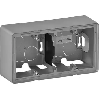 Elektroinstalační krabice LEGRAND Krabice VALENA LIFE 754212 2p hliník 754212