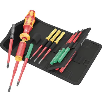 Sada nářadí Wera Kraftform Kompakt VDE 15 Torque extra slim 1 sada výměnných bitů, 05006605001