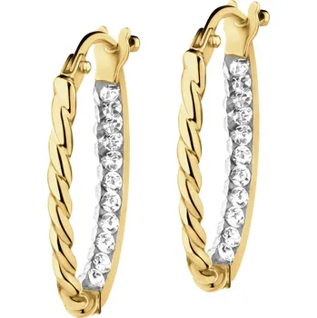 Náušnice Zlaté náušnice se zirkony - AP538-0180