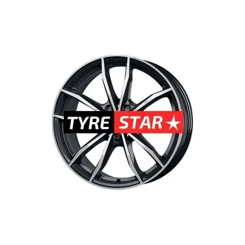 Alu kolo RIAL X12 8x19 5x112 ET30 diamant-schwarz frontpoliert