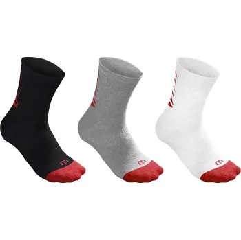 Dámské ponožky Ponožky Wilson Youth Core Crew 3 Pack S/M
