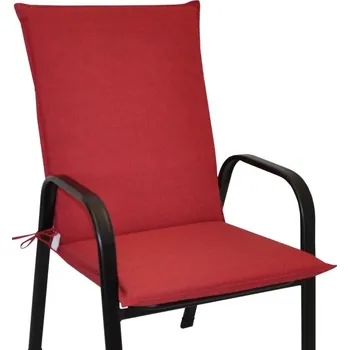 Podsedák Polstr na křeslo z tahokovu UNI látka vínový melír