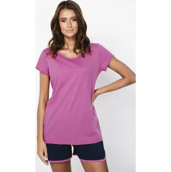 Dámské pyžamo Dámské pyžamo Italian Fashion Ontega kr.r. kr.sp. Barva: Modrá - tmavě, Velikost: XL