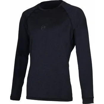 Rashguard Pánské lycrové triko Aqua Lung LOOSE FIT černá/šedá dlouhý rukáv - 3XL