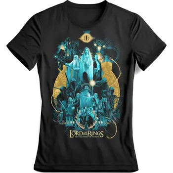 Pánské tričko Ostatní Tričko LOTR The Fellowship of the Ring Černé XXXL