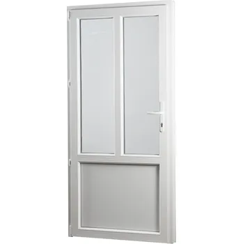 Vchodové dveře SKLADOVÁ-OKNA.cz Vedlejší vchodové dveře REHAU Smartline+, levé - 980 x 2080 mm Bílá