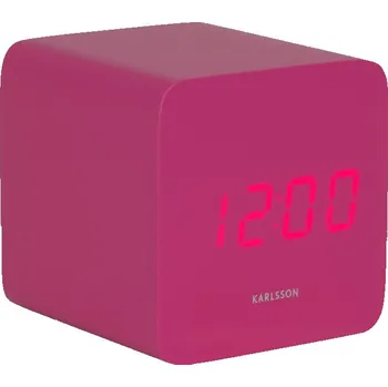 Budík Designové LED hodiny s budíkem 5982BP Karlsson 7cm