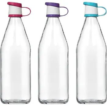 Zavařovací hrnec M.A.T. Láhev skleněná 1 l , PH víčko, mix barev