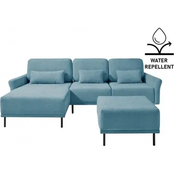 Sedací souprava Rohová polohovací sedací souprava s taburetem Adapto - LEVÁ - výběr potahu - voděodolné