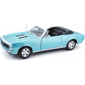 autíčko Maisto Maisto Chevrolet Camaro SS 396 1967 1:18 tyrkysová