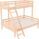 Palanda dvoulůžko 120 cm, buk cink