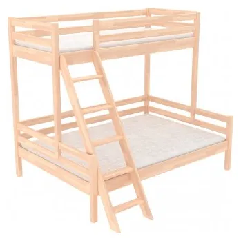 Postel Palanda dvoulůžko 120 cm, buk cink