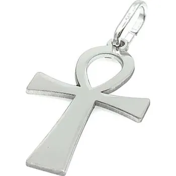 Přívěsek Šperky Jan Kos Stříbrný přívěsek kříž 12119390 bílá