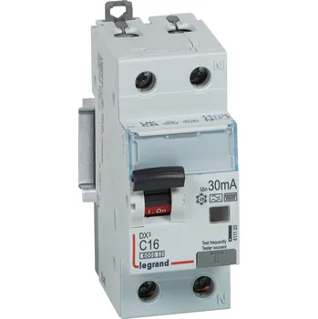 Proudový chránič LEGRAND Chránič 16C/1+N/0,03A DX3 411105 411105