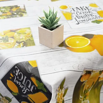 ubrus PVC ubrusovina - Citróny na dřevě