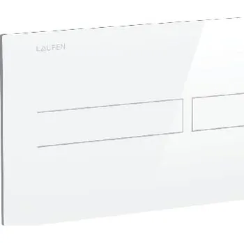 Splachovací tlačítko Laufen LIS - Elektronické ovládání splachování, sklo/bílá H8956630000001