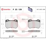 Sada brzdových destiček, kotoučová brzda BREMBO P 23 129