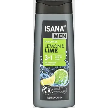 Sprchový gel ISANA MEN Sprchový gel 3v1 Citron + Limetka 300 ml