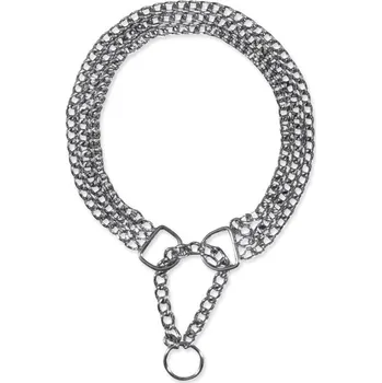 Obojek pro psa Obojek TRIXIE řetěz trojřadý polostahovací
