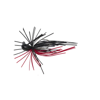 Umělá nástraha Savage Gear Jig Skirt Flirt Jig Sinking 2 6 cm 6 g Black Red