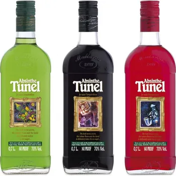 Absinth ABSINTH TUNEL RED 80% 0,7l (hola lahev)