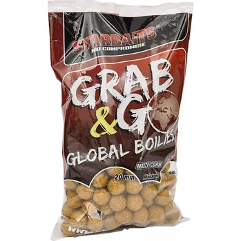 Boilies Starbaits Krmné Boilies G&G Global Maize corn 20 mm 0,5kg ROZVAŽOVANÉ