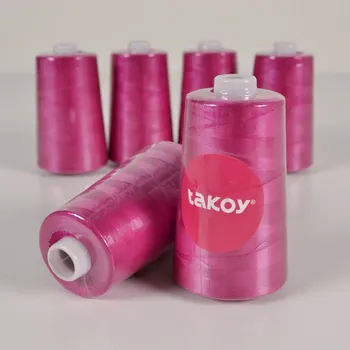 Overlock / coverlock polyesterová nit TKY 5000 barva amarant