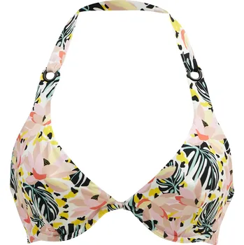 Dámské plavky Růžový dámský vzorovaný vrchní díl plavek ORSAY - Dámské Orsay černá | krémová 2067210